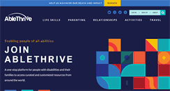 Desktop Screenshot of ablethrive.com